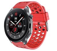 Lamshaw Compatible with OnePlus Watch 2 Bands, Silicone Replacement Wristbands Sport Strap with Metal Buckle Compatible with OnePlus Watch 2 46mm / 1 Smart Watch