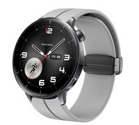 Lamshaw Compatible with OnePlus Watch 3 bands, 18mm, 22mm Soft Silicone Sport Wristband Replacement Straps Compatible with OnePlus Watch 3, 2 46mm / 2R / 1 / 43mm Smart Watch (Gray, 22mm size band)