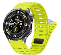 Lamshaw Compatible with OnePlus Watch 3 bands, 22mm New Sweat-Proof Sport Silicone, Breathable Unisex Strap Compatible with OnePlus Watch 3, 2 46mm / 2R / 1 Smart Watch (Green, 22mm size band)