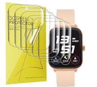 Lamshaw Compatible with SEKONDA Motion Go Smart Watch Screen Protector, [6 Pack] Full Coverage TPU Clear Film Compatible for Sekonda Motion Go Smart Watch 37mm (6 Pack)