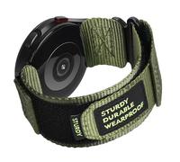 Lamshaw Compatible with Spade & Co Health Smartwatch 4 bands, Rugged Nylon Sports Strap with Woven Loop Design Compatible with Spade & Co Health Smartwatch 4 1.85 Inches (Green, 22mm size band)