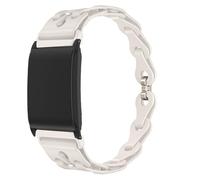 Lamshaw Compatible with WHOOP PEAK Bands with Case bands, Elastic Silicone Hollowed Out Replacement Straps Compatible with WHOOP 5.0 PEAK, LIFE MG, One, 4.0, 3.0 (Beige)