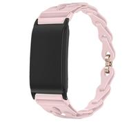 Lamshaw Compatible with WHOOP PEAK Bands with Case bands, Elastic Silicone Hollowed Out Replacement Straps Compatible with WHOOP 5.0 PEAK, LIFE MG, One, 4.0, 3.0 (Pink)
