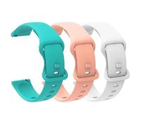 Lamshaw for Cillso Smart Watch New Soft Silicone Sport Replacement Straps Compatible with Cillso IDW26 Smartwatch 1.83 Inch,T80 1.95",S10 1.39",Y6 1.85",GTR 1.46'',DR05 1.27",P40 1.69" (3Pack-A, 18mm)