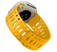 Lamshaw for Gard Pro Ultra 3 Band, New Sweat-Proof Sport Silicone, Breathable Unisex Strap Compatible for Gard Pro Ultra 3,HEALTH 3 41mm,ULTRA 2+,HEALTH 3 48mm,HEALTH 2+, 2 Watch (Orange-yellow, 22mm)