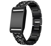 Lamshaw for Polar Loop Bands, Women Jewelry Bling Diamond Metal Dressy Strap Adjustable Replacement Strap Accessories Sports Band Compatible with Polar Loop Wearable Health & Fitness Band (Black)