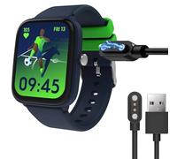 Lamshaw Magnetic Charger Compatible with Ice Smart Junior 2.0 1.75 Inch Smart Watch, Magnetic USB Smart Watch Charger Compatible with Ice Smart Junior 2.0 Smart Watch (Black)