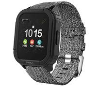 Lamshaw Smart Watch Bands Compatible with Cubitt Jr Smart Watch Straps, Breathable Nylon Fabric Replacement Accessories Compatible with Cubitt Jr Smartwatch/Phyulls S16 Kid Smartwatch, Grey
