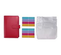 Lamsimoy Budgeting Cash Envelope, 15 Pcs Budget Binders Set, with Cash Envelope, A6 Binder, for Saving Money Envelope Storage Bag