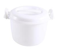Lamsimoy Microwave Rice Cooker Multifunction Small Lunch Container Microwave Cooker Cookware 17.5x21x14cm