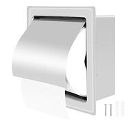 Lamsimoy Stainless Steel Recessed Toilet Paper Holder Wall Toilet Paper Holder,Modern Style Toilet Paper Holder,Recessed Tissue Roll Dispenser for Bathroom