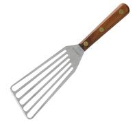 Lamson 33778 Turner with Riveted Handle, Stainless Steel, Walnut Wood