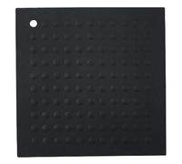 Lamson Big Hotspot Pot Holder/Counter Protector/Large Trivet, 11.5" x 11.5", Black, Silicone