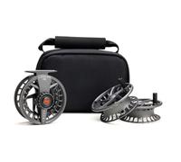 LAMSON Liquid S-Series -5+ Fly Fishing Reel 3 Pack, Smoke, 4wt 5wt 6wt