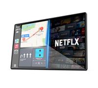 LAMTTO Net-flix Carplay, 3 in 1 Android Auto Screen for Car with Youtube Tiktok Spotify Car Multimedia Player, 9 inch Touch-Screen Backup Camera Navigation Voice Assistant Bluetooth AUX FM