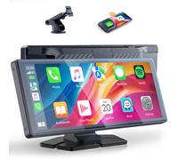 LAMTTO Wireless Car Stereo for Apple CarPlay Android Auto Portable Car Radio, 9.26 Inch IPS Touchscreen CarPlay Screen with Bluetooth 5.0/Mirror Link