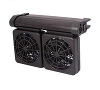 LAMTWIME 2 Fan Aquarium Chillers Cooling Fan,Adjustable Aquarium Water Cooling Fan Fish Tank Cold Wind Chiller 2 Level for Salt/Fresh Water (2 Fan)