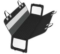 LAMWQYC Back Bench Cover for Pets for Volkswagen Polo 2009-2018, Car Pet Mat Boot Dog Hammock for Car Back Seats Dog Hammock for Car Back Seat,Black