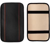 LAMWQYC Car Armrest Pad for Mazda3 2019-2023, Leather Car Arm Rest Cover Car Armrest Cushion Center Console Armrest Cover Mat