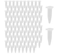 LAMXD 100PCS 1.5 ML Centrifuge Tubes Micro Plastic Centrifuge Tube Micro Test Tubes Sample Vial Clear Conical Suitable for Laboratories, Pigments, Biological Experiments, Lab Industrial Use