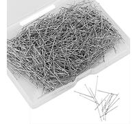 1100pcs 1 Inch Sewing Pins Quilting Pins Dress Making Pins Straight for Dressmaker Jewelry?Head Pins Fine Satin Pin?Sewing and Craft.