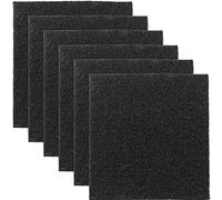 LAMXD 6 Pcs Replacement Filter for Cat Litter Box Square Shape Carbon Filters for Hooded Cat Litter Tray Toilet Litter Pans Replacement Filters Odor Filters 10.5 * 11.5 * 0.5cm