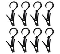 LAMXD 8 Pcs Tent Canopy Clip Light Hooks Adjustable Multifunctional Tent Canopy Clip Outdoor Camping Equipment Accessories