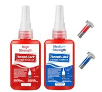 LAMXIN Thread Lock 100ml, Medium Strength and High Strength Locktight Threadlock for Gap Filling and Tighten Bolts Nuts, Anti-Rust&Loosening, Self-Curing Lock Tight Thread Lock Sealant