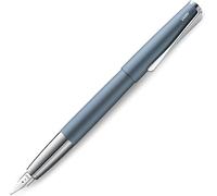 Lamy 1234853 Studio Fountain Pen 66 - Timeless Fountain Pen in Glacier Colour Made of Rustproof Stainless Steel and Propeller-Shaped Clip - Nib Size EF