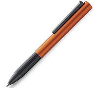 Lamy 1235520 tipo 339 Rollerball Pen - Capless Aluminium Rollerball Pen in Copper Orange with Integrated Clip/Push Button Mechanism - With Black Rollerball Refill - Line Width M