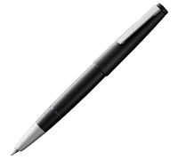 Lamy 2000 black - elegant Fountain Pen in robust fibreglass barrel - 14 ct. gold nib, partially platinum-plated - nib size EF
