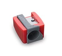 LAMY 3plus Z 80 Sharpener 590 Made of high-Quality Plastic in red for Coloured Pencils up to 11 mm Diameter with a tip Angle of 30° for Soft Colour Strokes