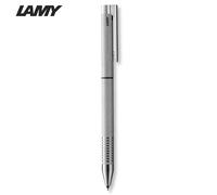 LAMY logo Twin Multisystem Pen - Brushed Steel - Supplied in LAMY Gift Box
