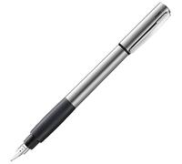 LAMY Accent 096 Aluminium Fountain Pen with Interchangeable Rubber Grip and Steel Nib Size B