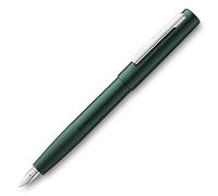 Lamy aion 077 Fountain Pen - Modern Fountain Pen in Dark Green Made of a Seamless Aluminium Deep Drawn Housing Part - Rotationally Brushed Surface - Nib Size EF
