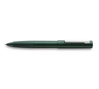 Lamy aion 377 Rollerball Pen - Seamless Deep Drawn Aluminium Roller Pen in Dark Green with Highly Polished Stainless Steel Clip - With Rollerball Pen Refill M 63 Black - Line Width M
