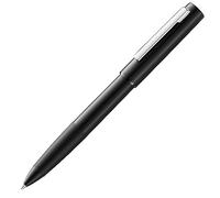 Lamy aion black rollerball pen - modern rollerball pen in anodized, lightweight & seamless aluminum barrel - with stainless steel clip - line width M - incl M 63 black rollerball refill