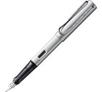 Lamy AL-star 025 Fountain Pen - Aluminium Fountain Pen in Light Silver with Transparent Grip and Steel Nib - EF Nib Size 1 Piece (Pack of 1)