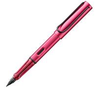 Lamy AL-star D09 Lightweight Aluminium Fountain Pen with Ergonomic Grip and Polished Steel Nib Line Width Extra Fine Includes Ink Cartridge T 10 Blue