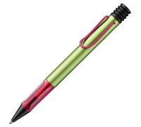 Lamy AL-star disco - Ballpoint Pen with transparent, ergonomic grip & line width M - lightweight aluminium body - including large capacity refill M 16 in black