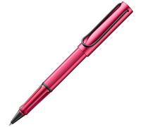 Lamy AL-star Fiery Rollerball Pen - Lightweight Pen with Transparent, Ergonomic Handle & M Line Width - Aluminium Housing - with Rollerball Refill M 63 Line Width M in Black