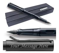 Lamy Al-Star Fountain Pen - Choose Colour/Nib Width (GIFT BOXED) - Engraving Available (Fine Nib, Black)