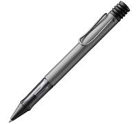 Lamy AL-star graphite - Ballpoint Pen with transparent, ergonomic grip & line width M - lightweight aluminium body - including large capacity refill M 16 in black