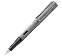LAMY AL-star graphite - Fountain Pen with ergonomic grip & polished steel nib in size M - lightweight aluminum body - including LAMY T 10 blue cartridge - Right-Handed