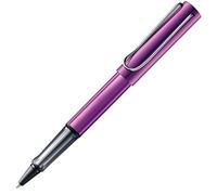 Lamy AL-star Lilac Rollerball Pen - Lightweight Pen with Transparent, Ergonomic Handle & M Line Width - Aluminium Housing - with Rollerball Refill M 63 Line Width M in Black