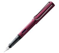 Lamy AL-star Medium Nib Fountain Pen - Black Purple Nib M Purple