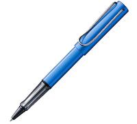 Lamy AL-star oceanblue - Rollerball Pen pen with transparent, ergonomic grip & line width M - lightweight aluminum body - including rollerball refill M 63 in black