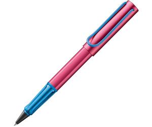Lamy AL-star rollerskate - Rollerball Pen pen with transparent, ergonomic grip & line width M - lightweight aluminum body - including rollerball refill M 63 in black
