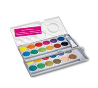 Lamy Aquaplus Paint Box Light Grey with 24 Colours - Ideal for School Lessons -