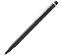Lamy cp1 black mechanical pencil - minimalist pencil in elegant metal body - cushioned stainless steel clip - incl M 41 fine-line refill with 0.7 mm line width & eraser tip